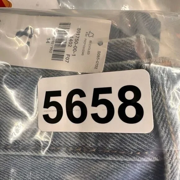 Old Navy Jeans Women’s 14 Low Rise Bootcut Blue‎ Distressed NWT Retro Y2K Cotton - Picture 8 of 8